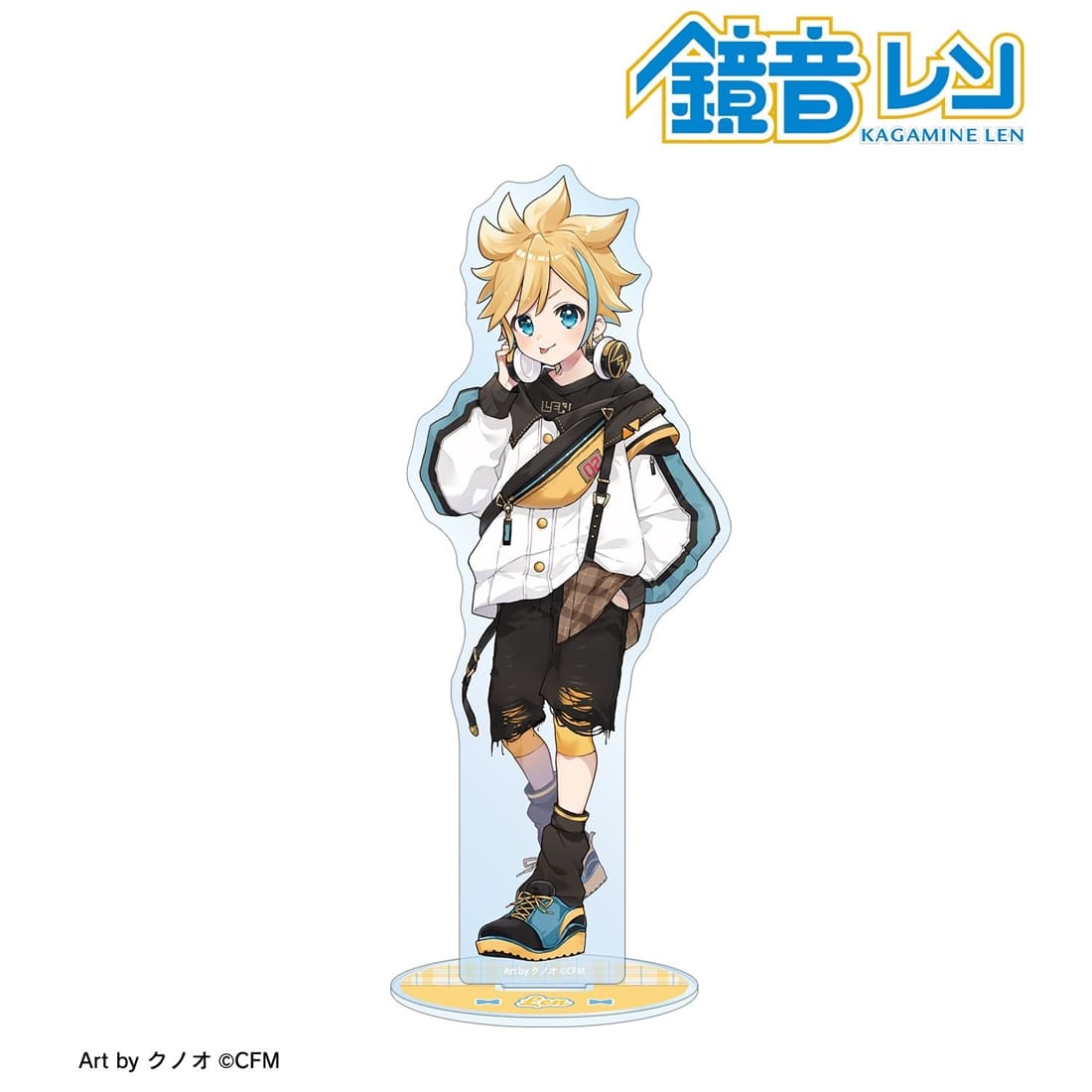初音ミク 描き下ろし 鏡音レン 私服ver. Art by クノオ BIGアクリルスタンド