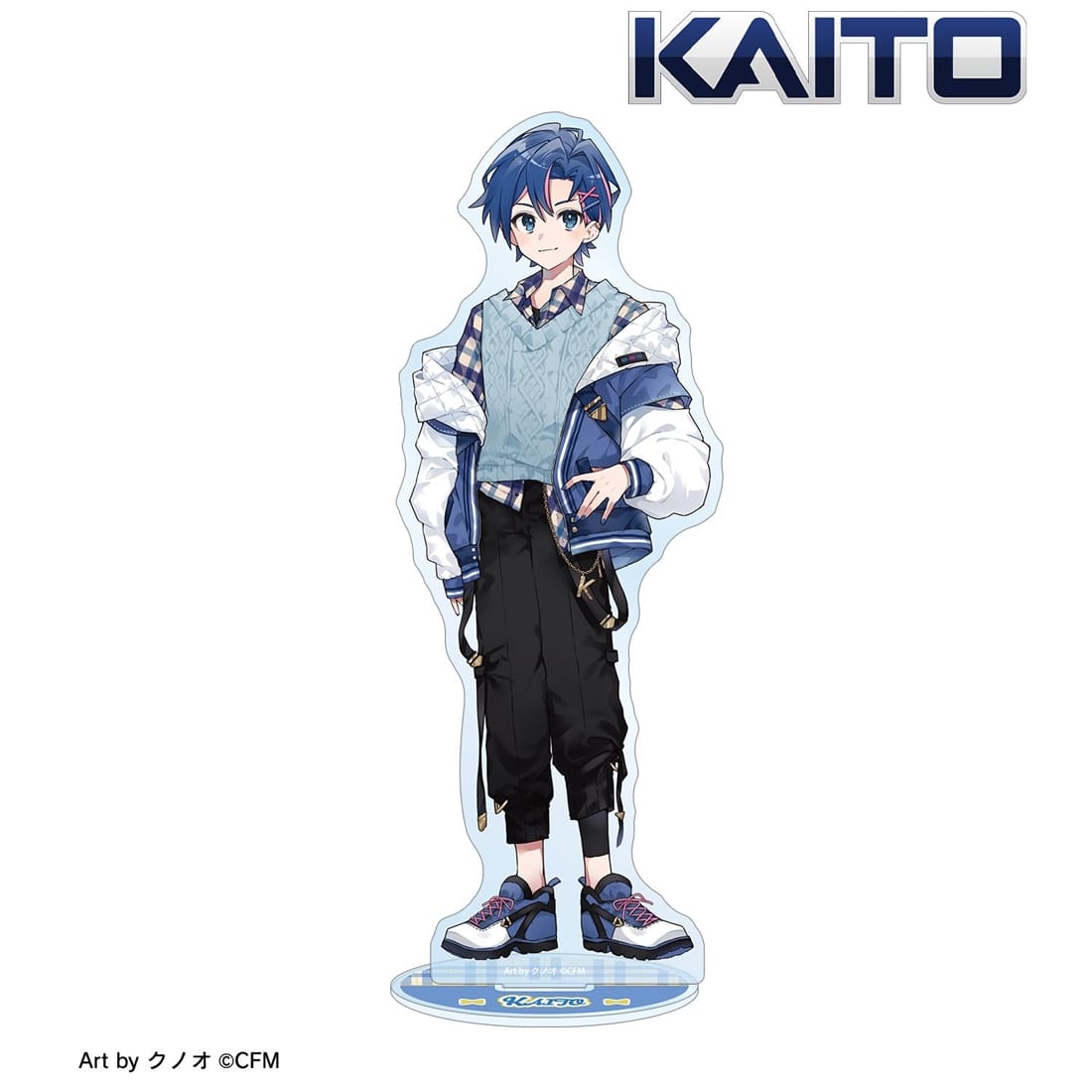 初音ミク 描き下ろし KAITO 私服ver. Art by クノオ BIGアクリルスタンド