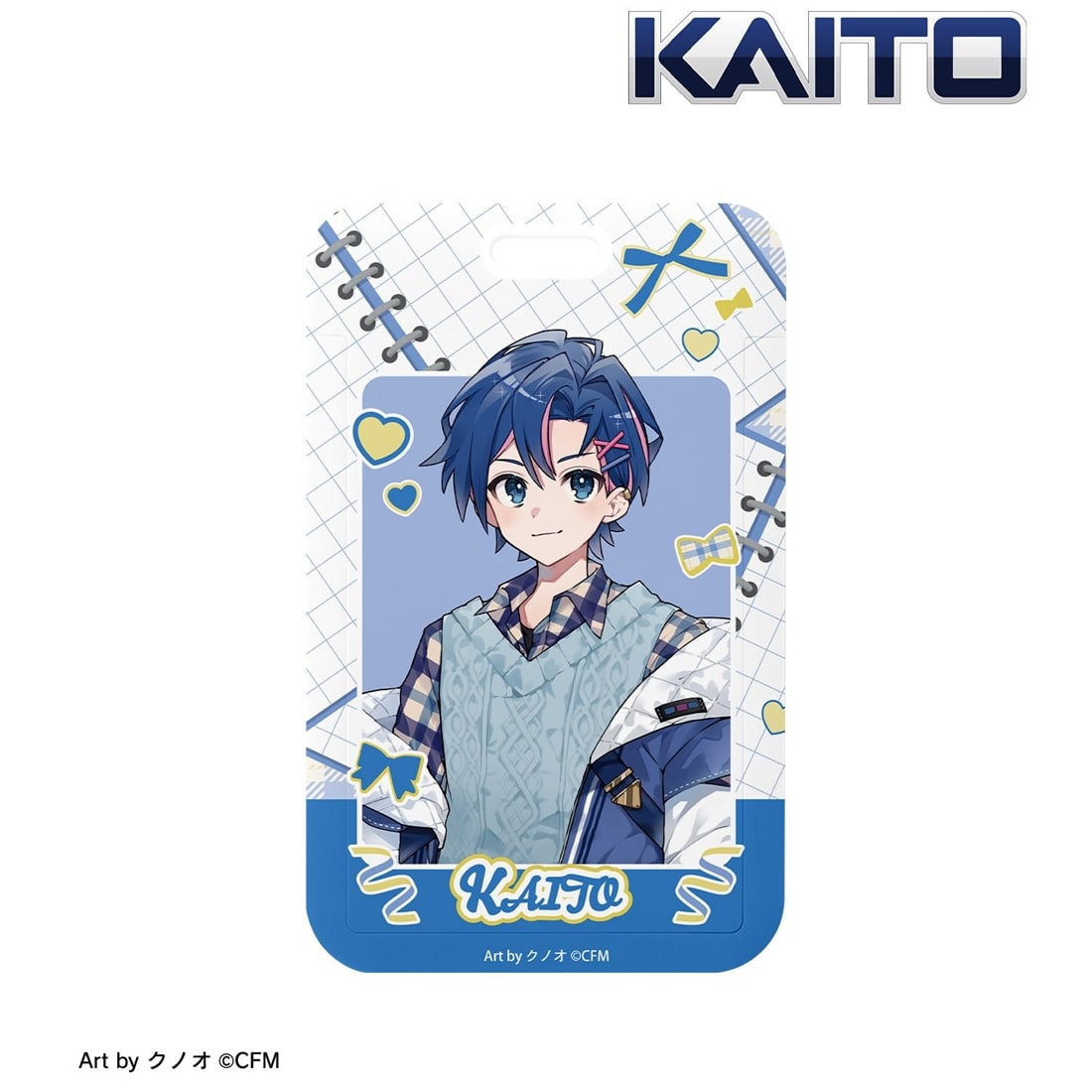 初音ミク 描き下ろし KAITO 私服ver. Art by クノオ フォトカードホルダー