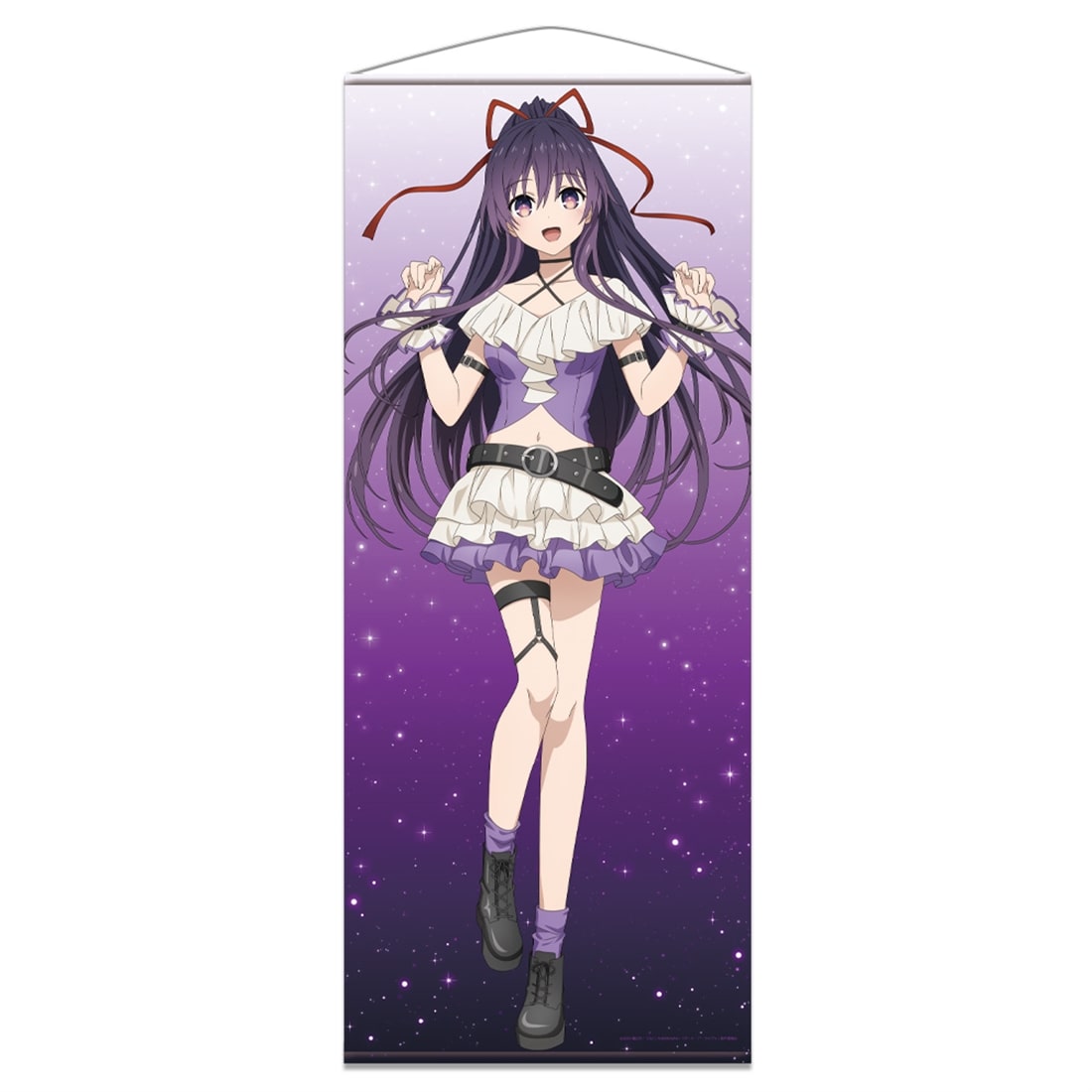 デート・ア・ライブV ほぼ等身大タペストリー 夜刀神十香 ゴシックパンク ホワイト【描き下ろし】