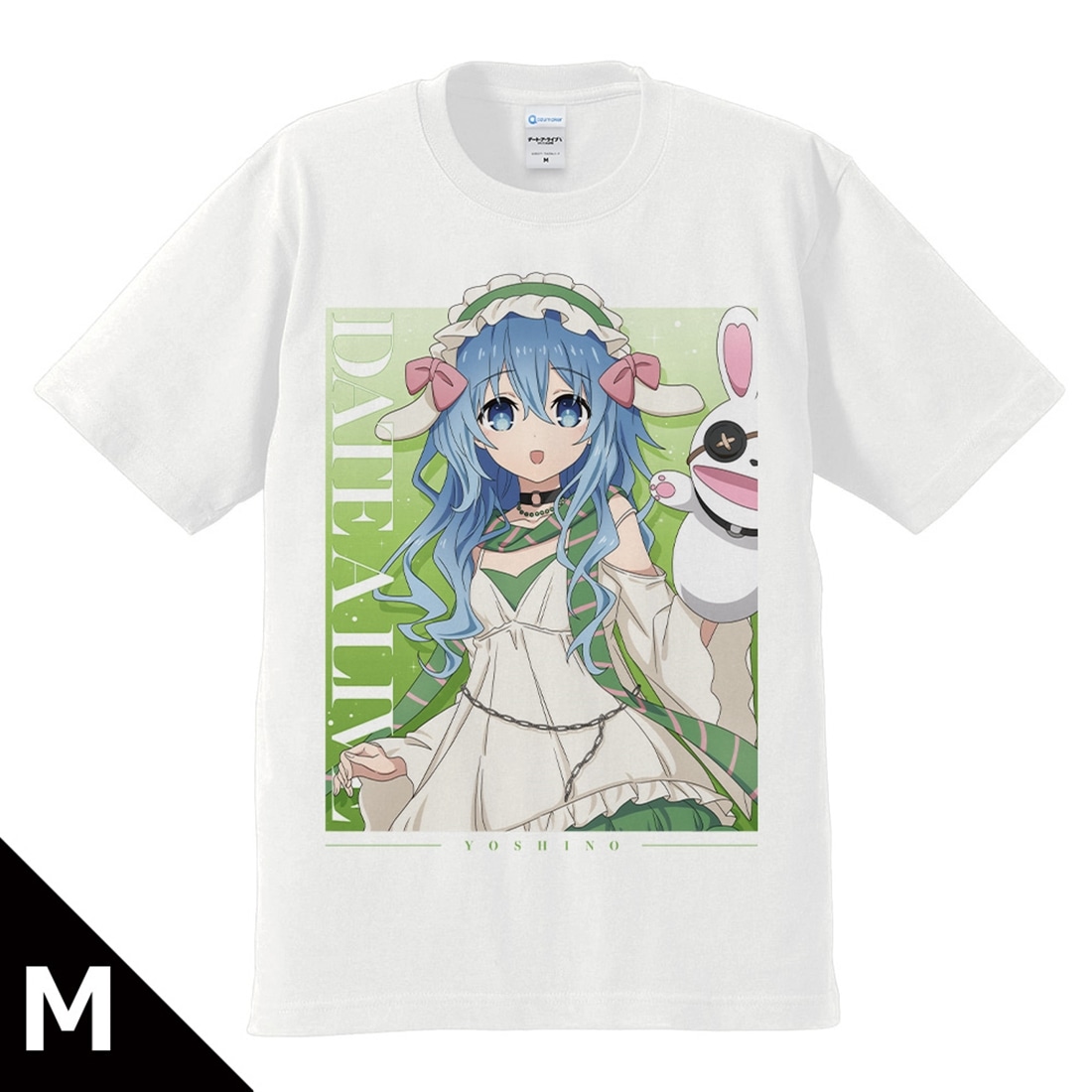 デート・ア・ライブV Tシャツ 四糸乃 ゴシックパンク ホワイトver. Mサイズ 【描き下ろし】 M
