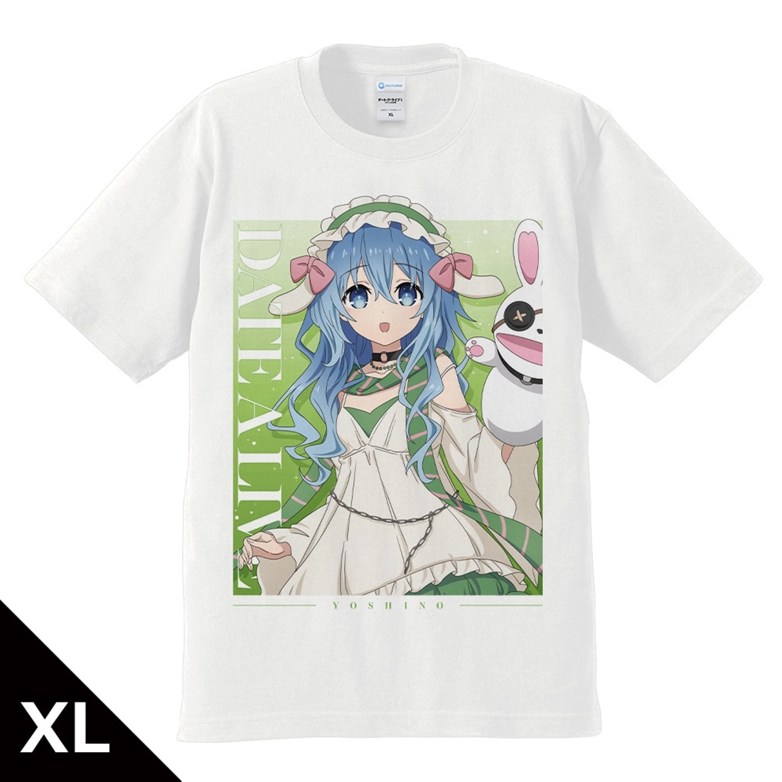 デート・ア・ライブV Tシャツ 四糸乃 ゴシックパンク ホワイトver. XLサイズ 【描き下ろし】 XL