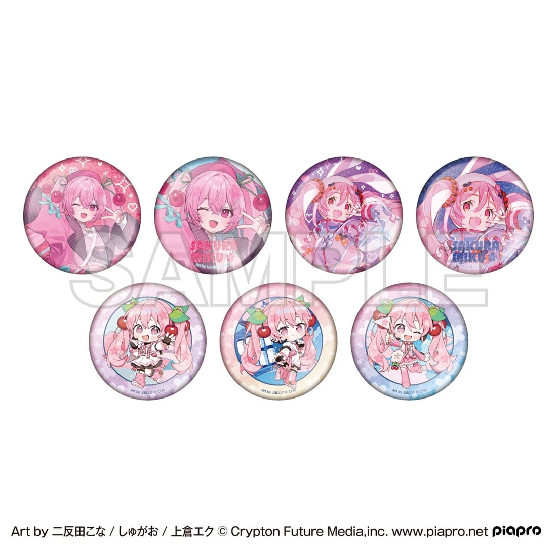 桜ミク×Shibuya Sakura Stage トレーディング缶バッジ 【1BOX】