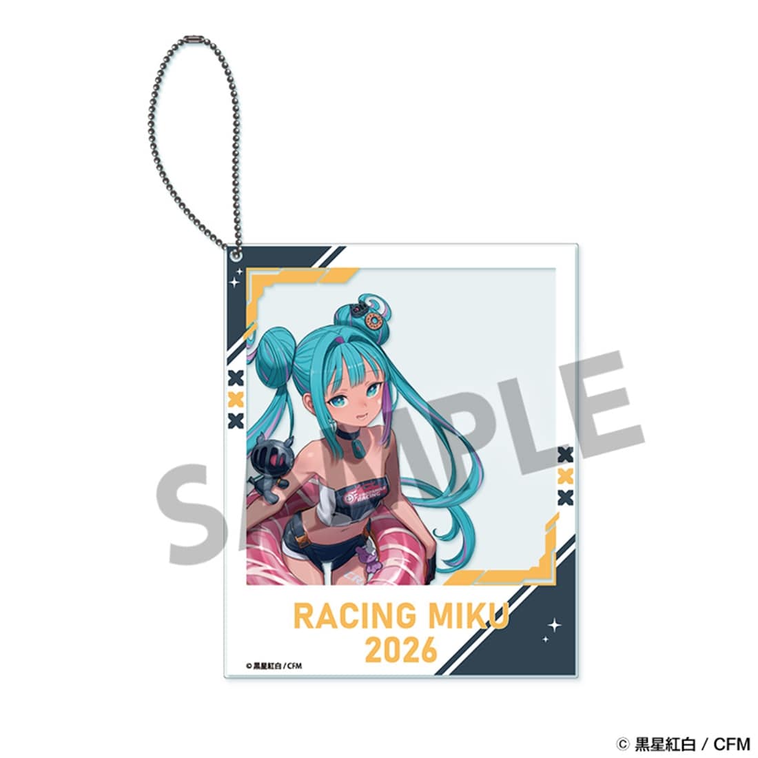 レーシングミク 2026 Rd.3 SEPANG 応援 Ver. ポラロイド風アクリルキーホルダー