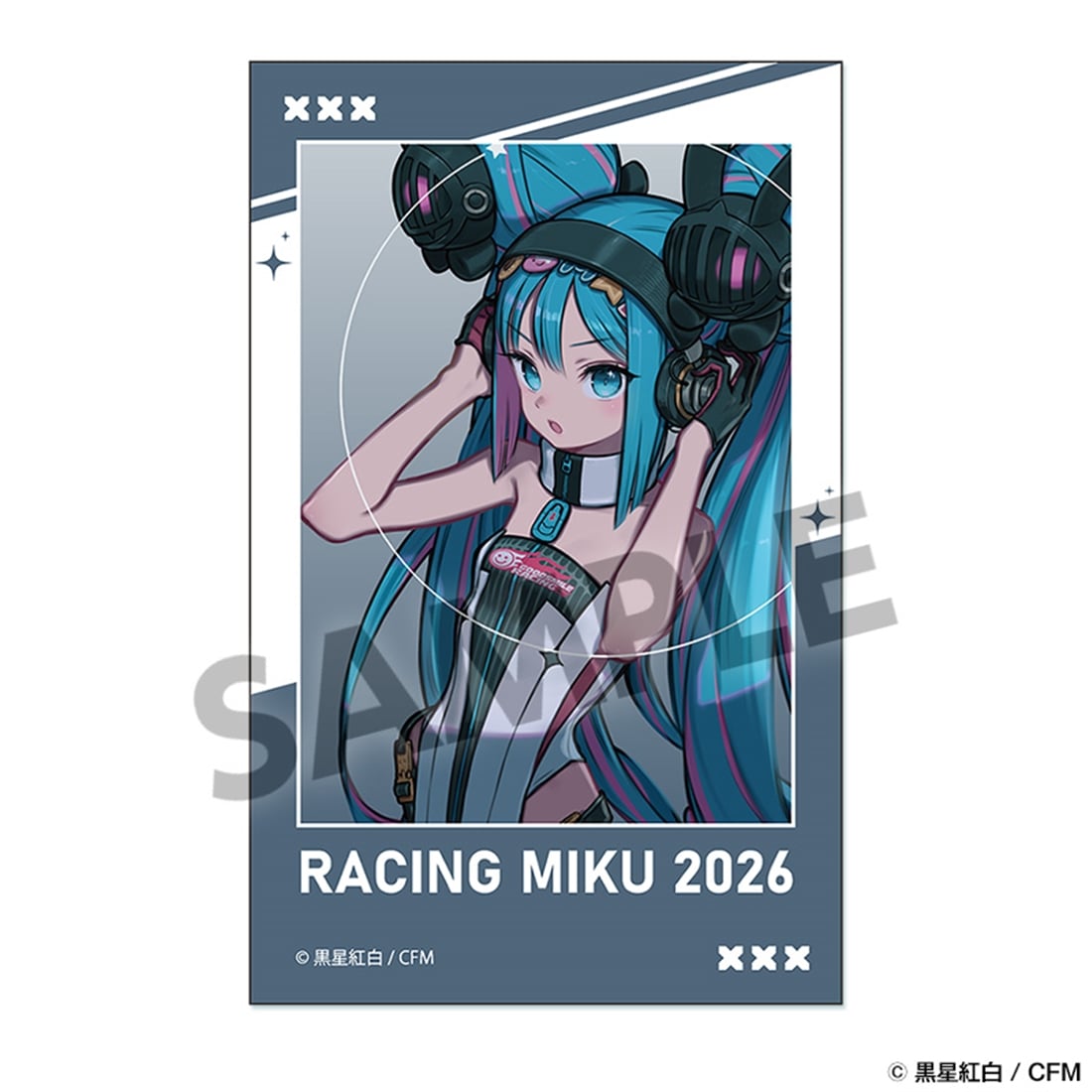 レーシングミク 2026 Rd.2 FUJI 応援 Ver. インスタントフォト風ステッカー