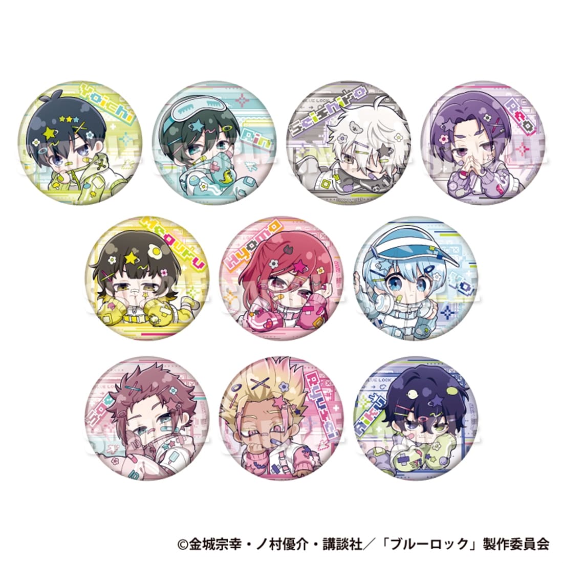 ブルーロック トレーディング缶バッジ《ドキ★バグver.》 【1BOX】