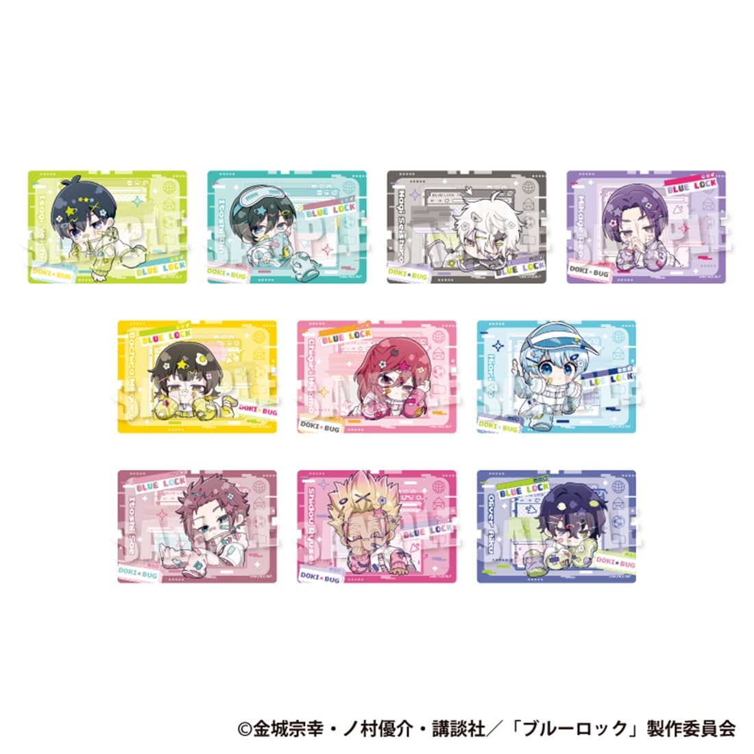 ブルーロック トレーディングクリアカード《ドキ★バグver.》 【1BOX】