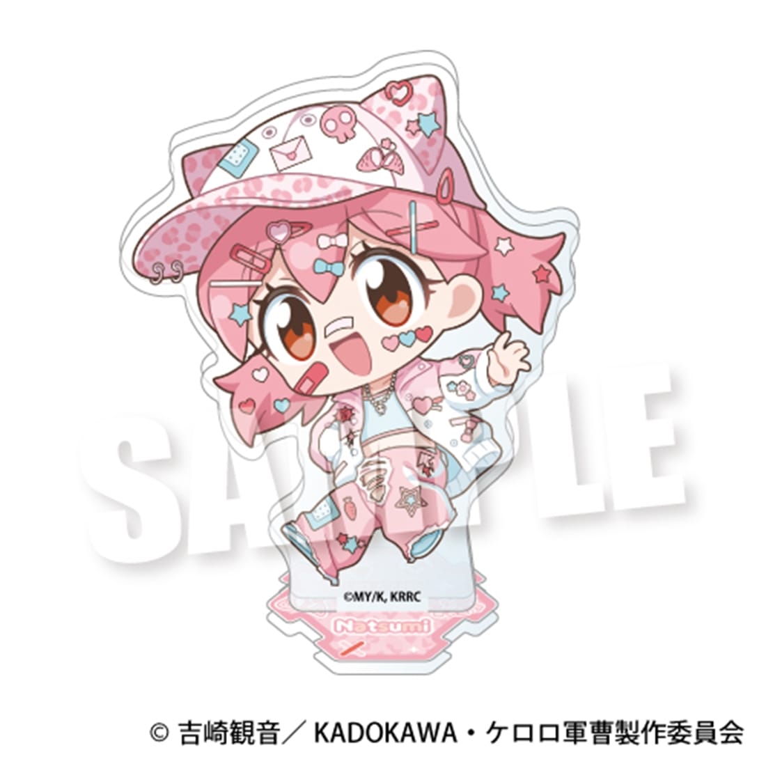 ケロロ軍曹☆ 連結可能☆アクリルスタンド《アニマルデコラver.》 夏美