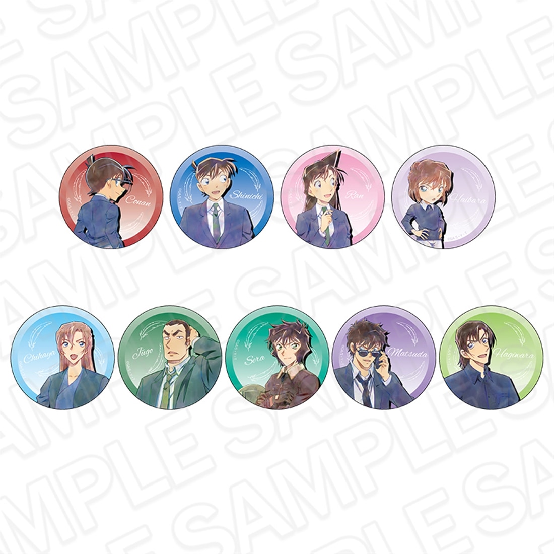 名探偵コナン ホログラムカンバッジ（ランダム） PALE TONE series vol.7 【1BOX】