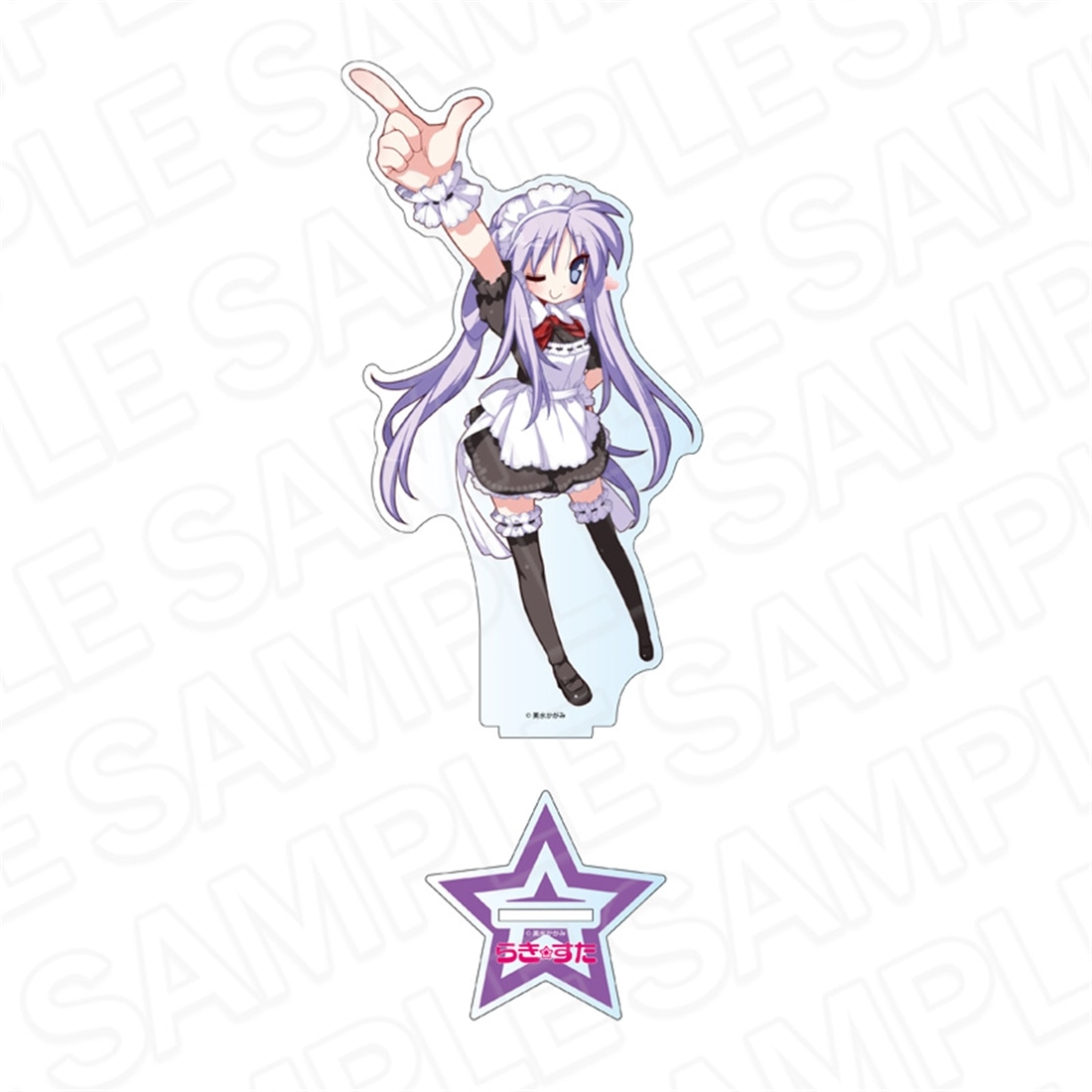 らき☆すた アクリルフィギュア 柊かがみ メイド服 ver.