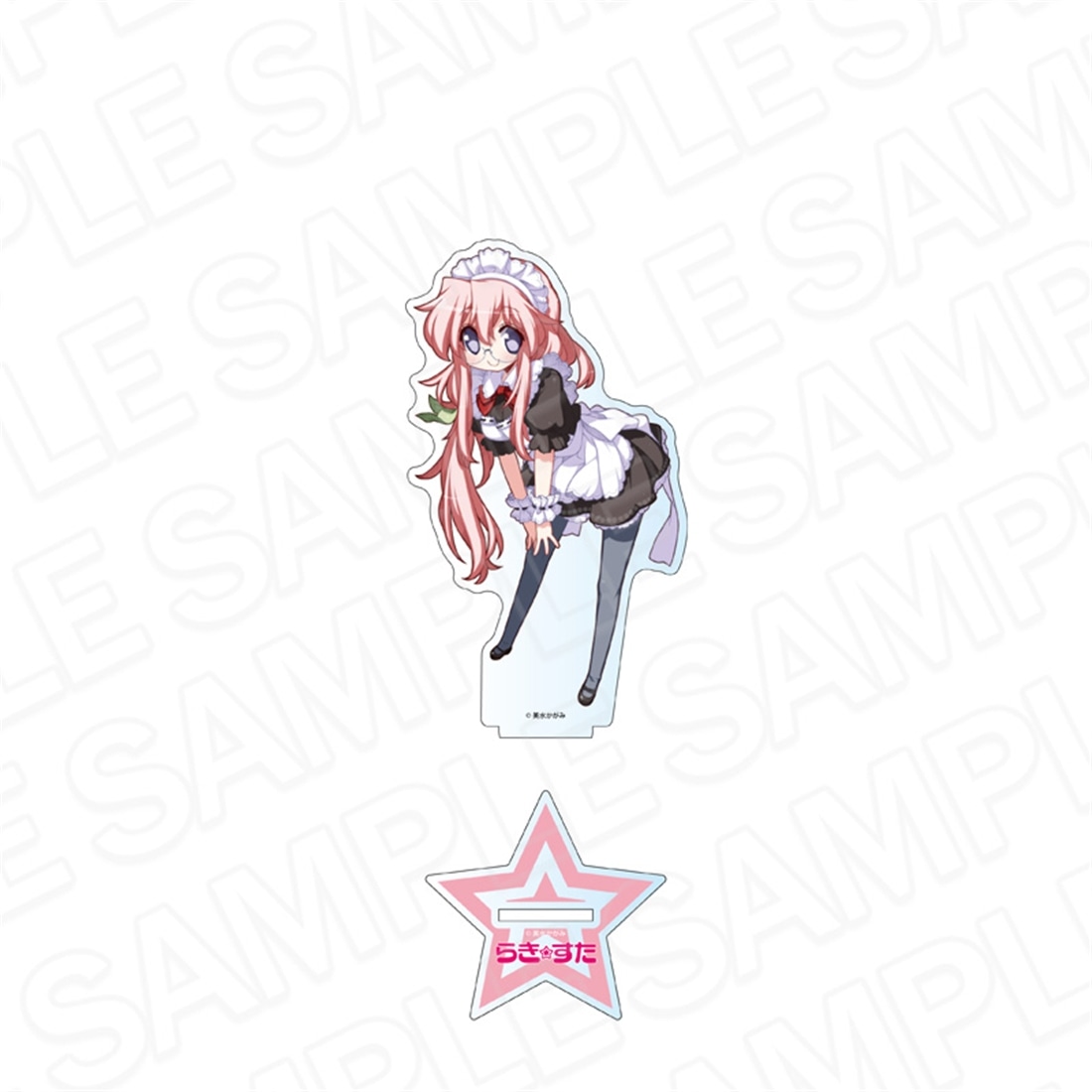 らき☆すた アクリルフィギュア 高良みゆき メイド服 ver.