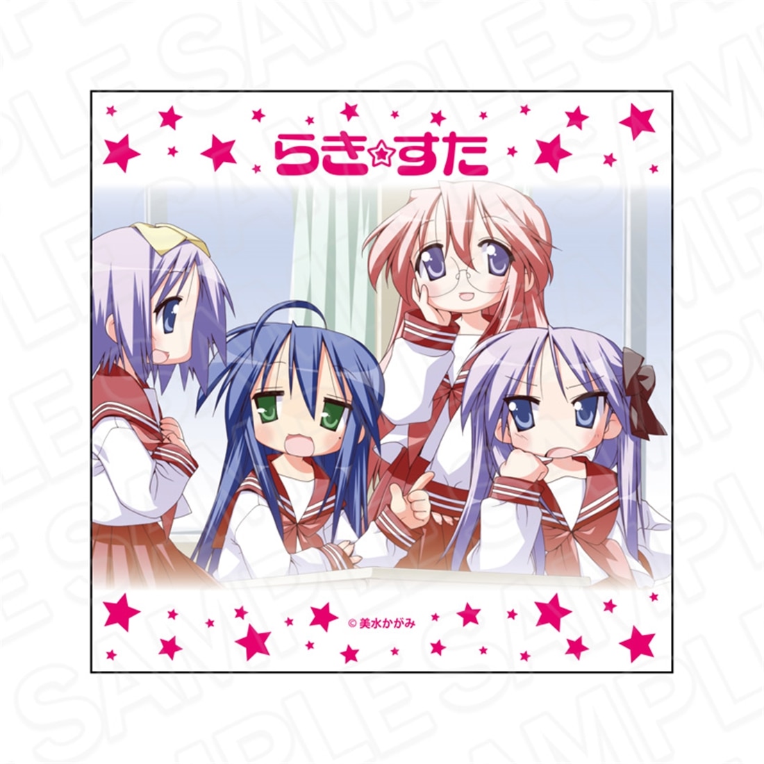 らき☆すた マイクロファイバー こなた＆つかさ＆かがみ＆みゆき