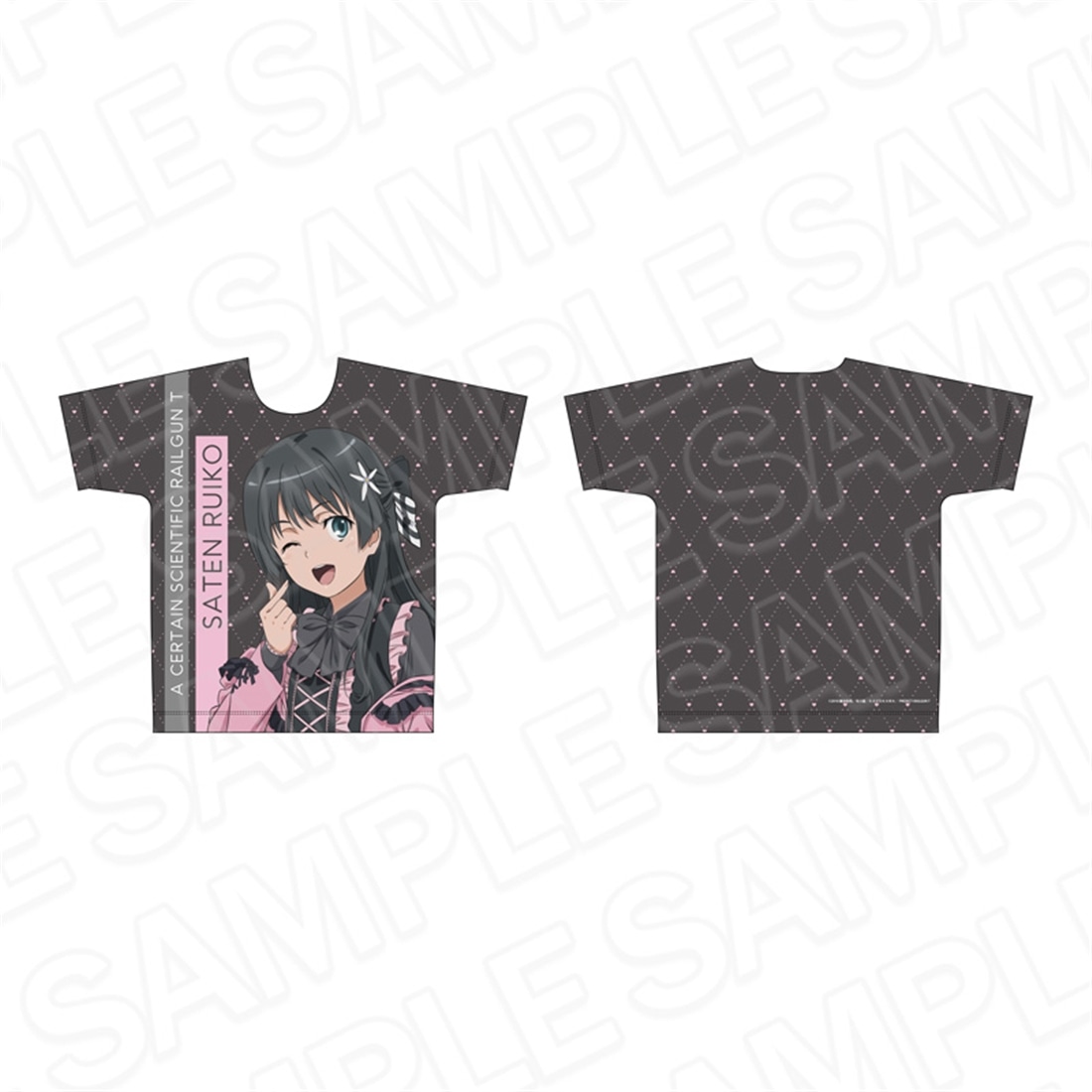 とある科学の超電磁砲T フルグラフィックTシャツ 佐天涙子 サブカルファッション ver.