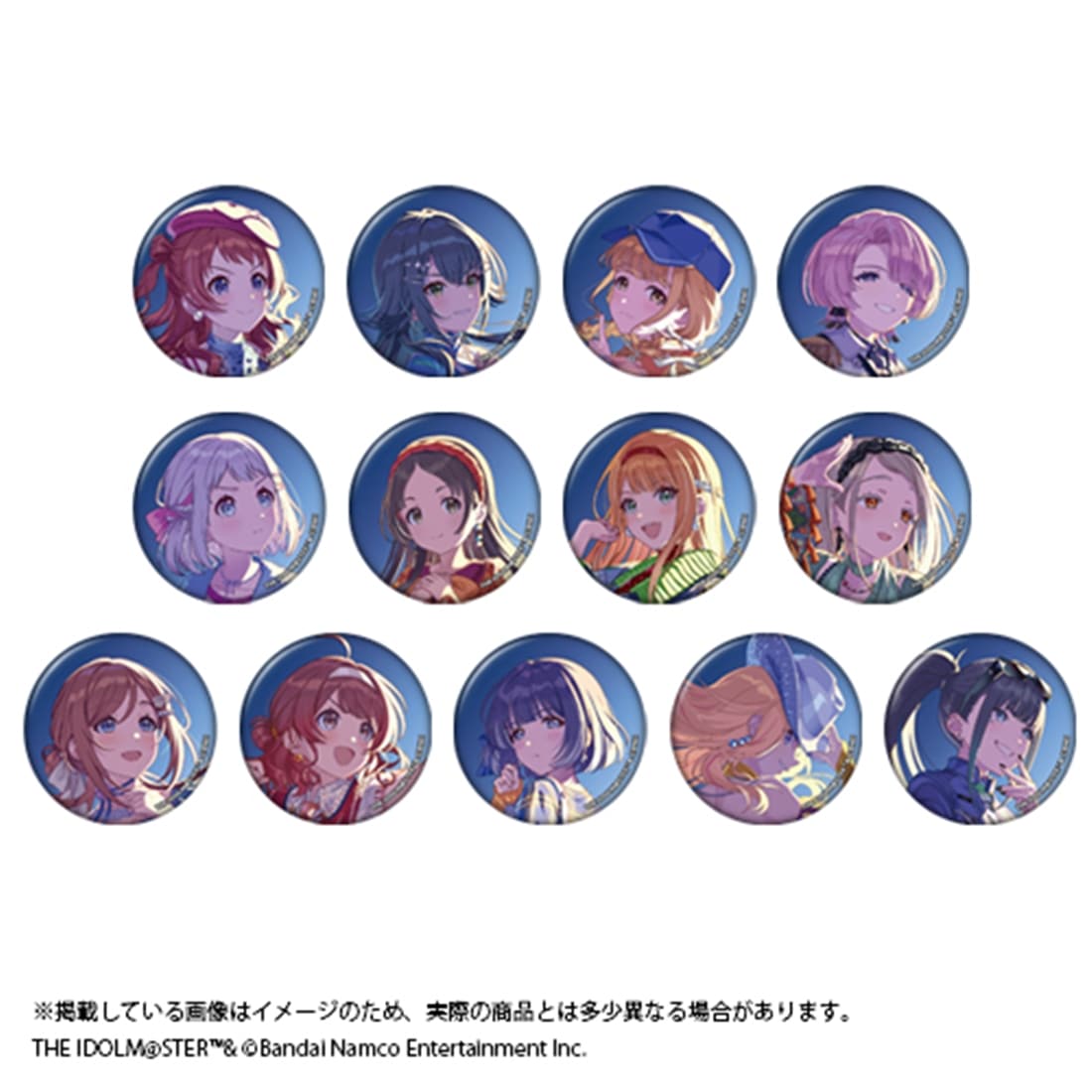 学園アイドルマスター 2周年記念グッズ 公式トレーディング缶バッジ 【1ピース】