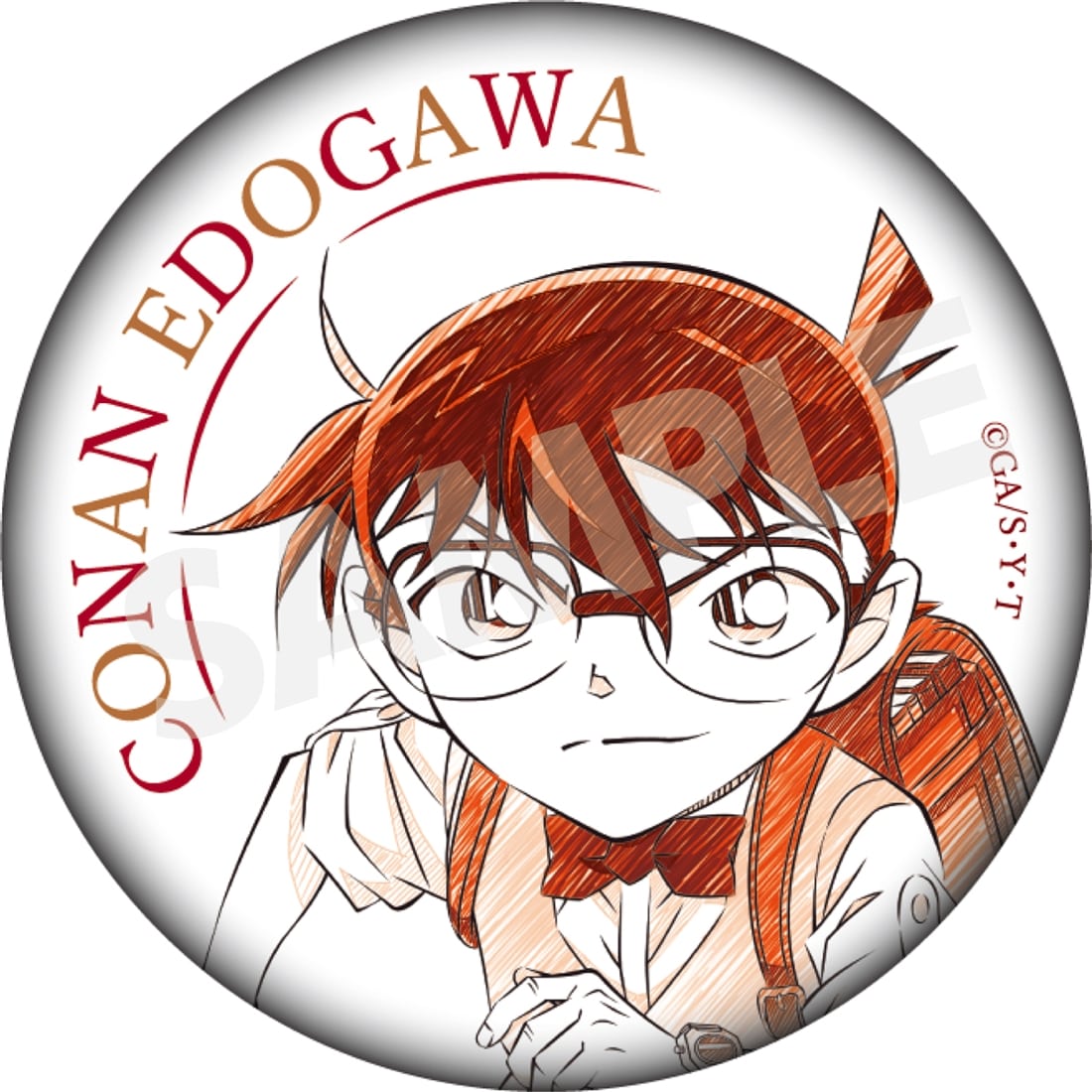 名探偵コナン ペンシルアート 缶バッジコレクションVol.8 江戸川コナン