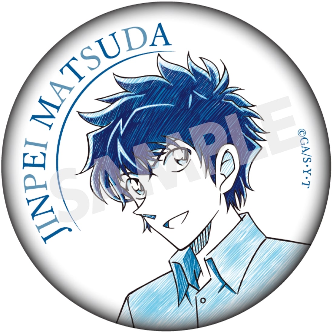 名探偵コナン ペンシルアート 缶バッジコレクションVol.8 松田陣平