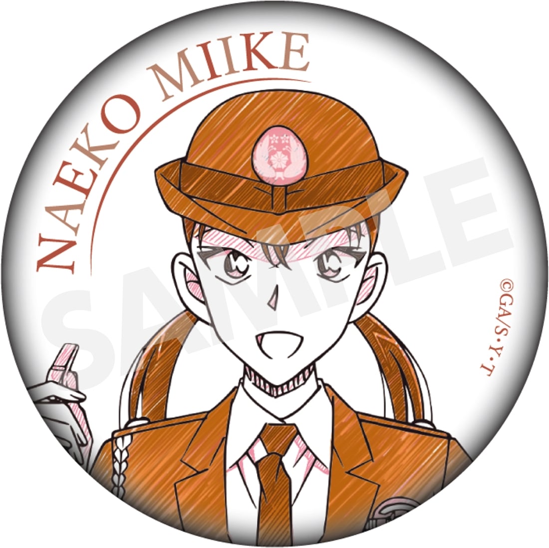 名探偵コナン ペンシルアート 缶バッジコレクションVol.8 三池苗子