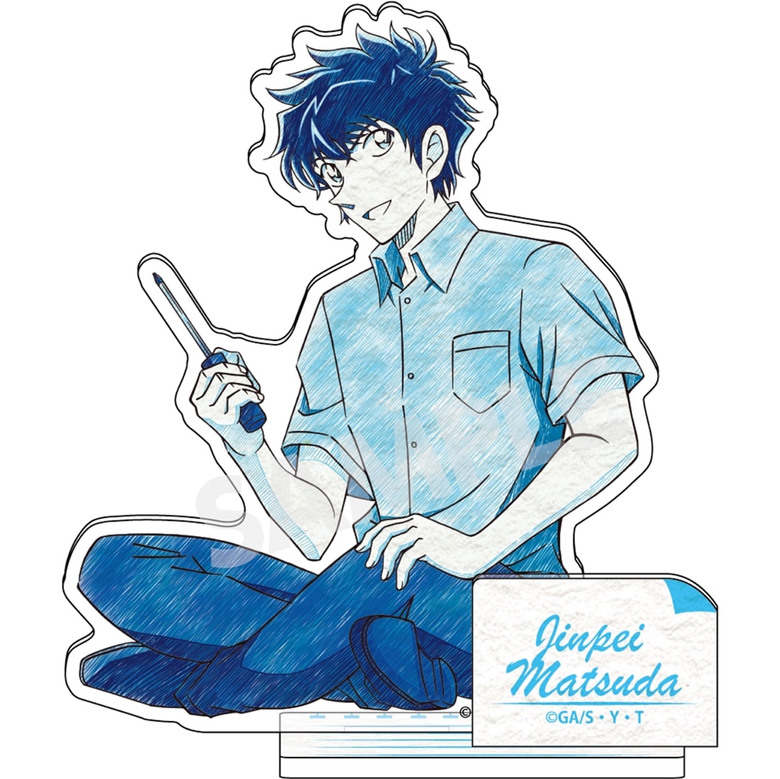 名探偵コナン ペンシルアート アクリルスタンドコレクションVol.10 松田陣平