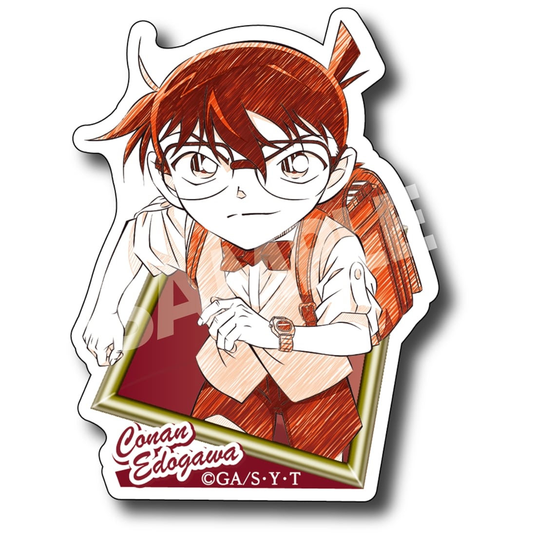 名探偵コナン ペンシルアート ステッカーコレクションVol.4 江戸川コナン