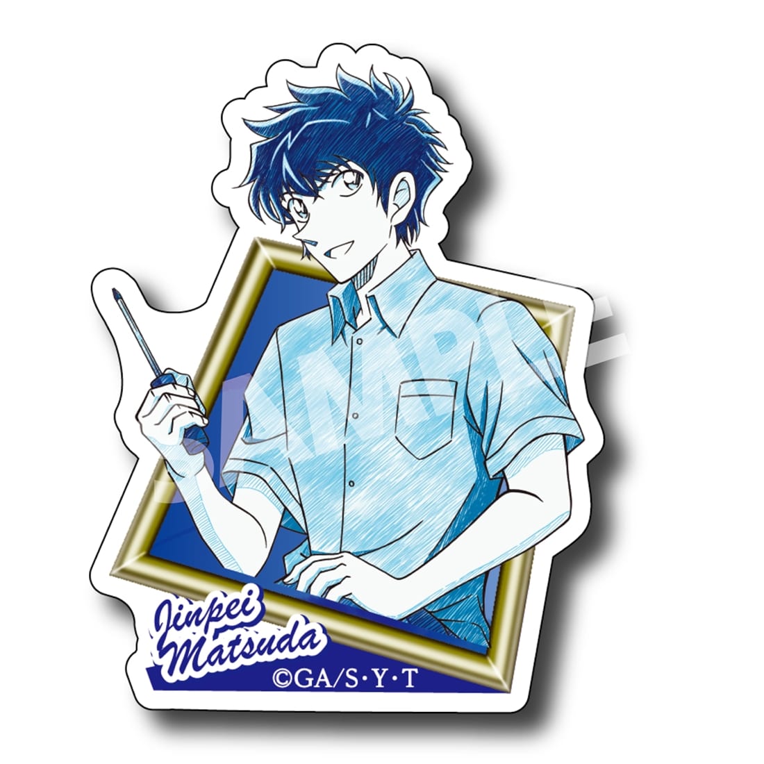 名探偵コナン ペンシルアート ステッカーコレクションVol.4 松田陣平