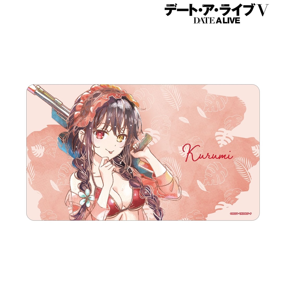 デート・ア・ライブV 描き下ろし 時崎狂三 デート・ア・バカンスver. Ani-Art aqua label マルチデスクマット