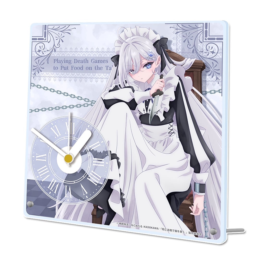 死亡遊戯で飯を食う。 アクリル置時計