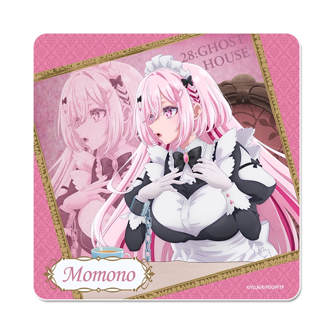 死亡遊戯で飯を食う。 ラバーマットコースター 桃乃