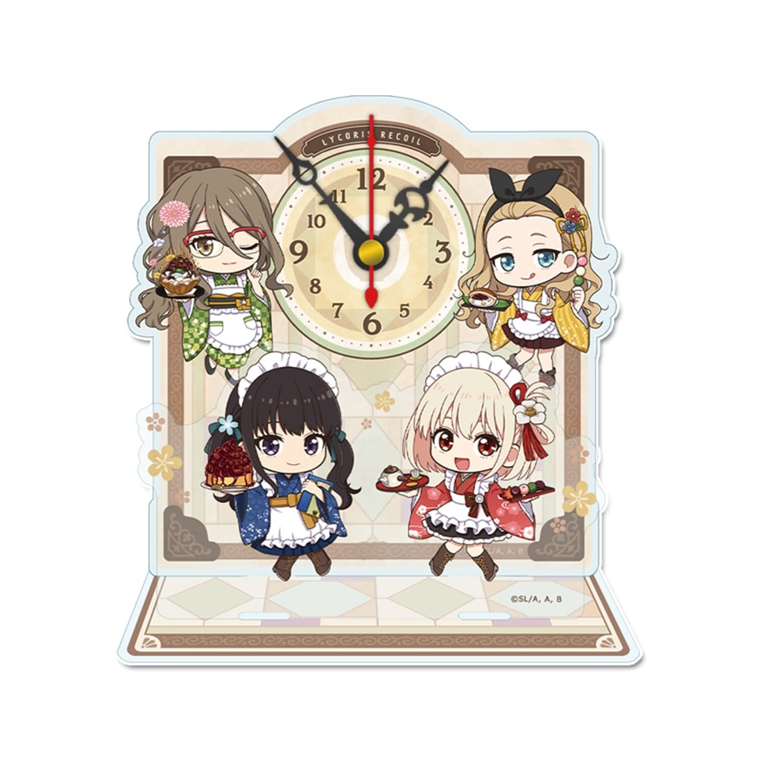 リコリス・リコイル ぷちちょこミニアクリル置時計 和メイドver.