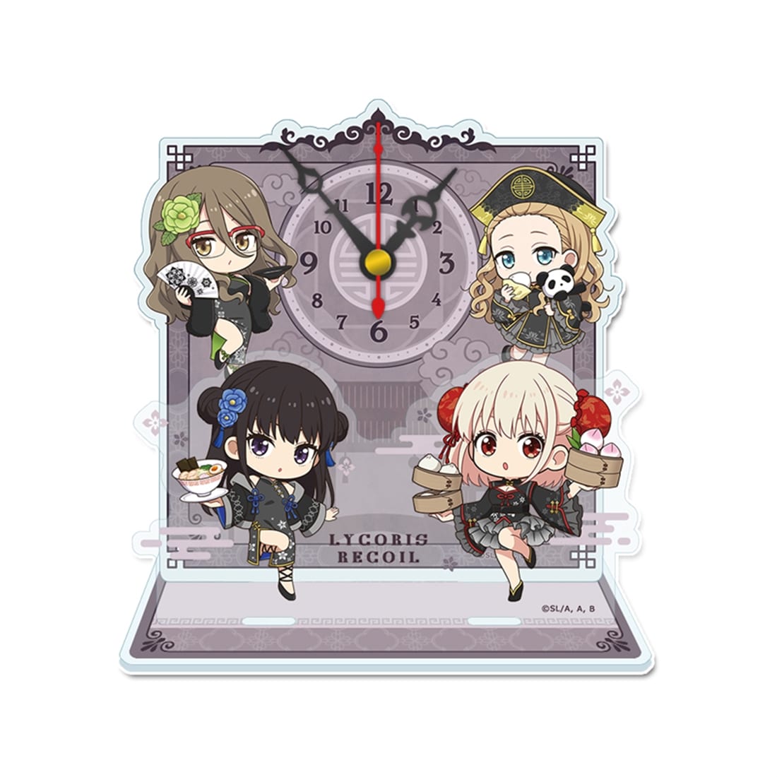 リコリス・リコイル ぷちちょこミニアクリル置時計 チャイナver.
