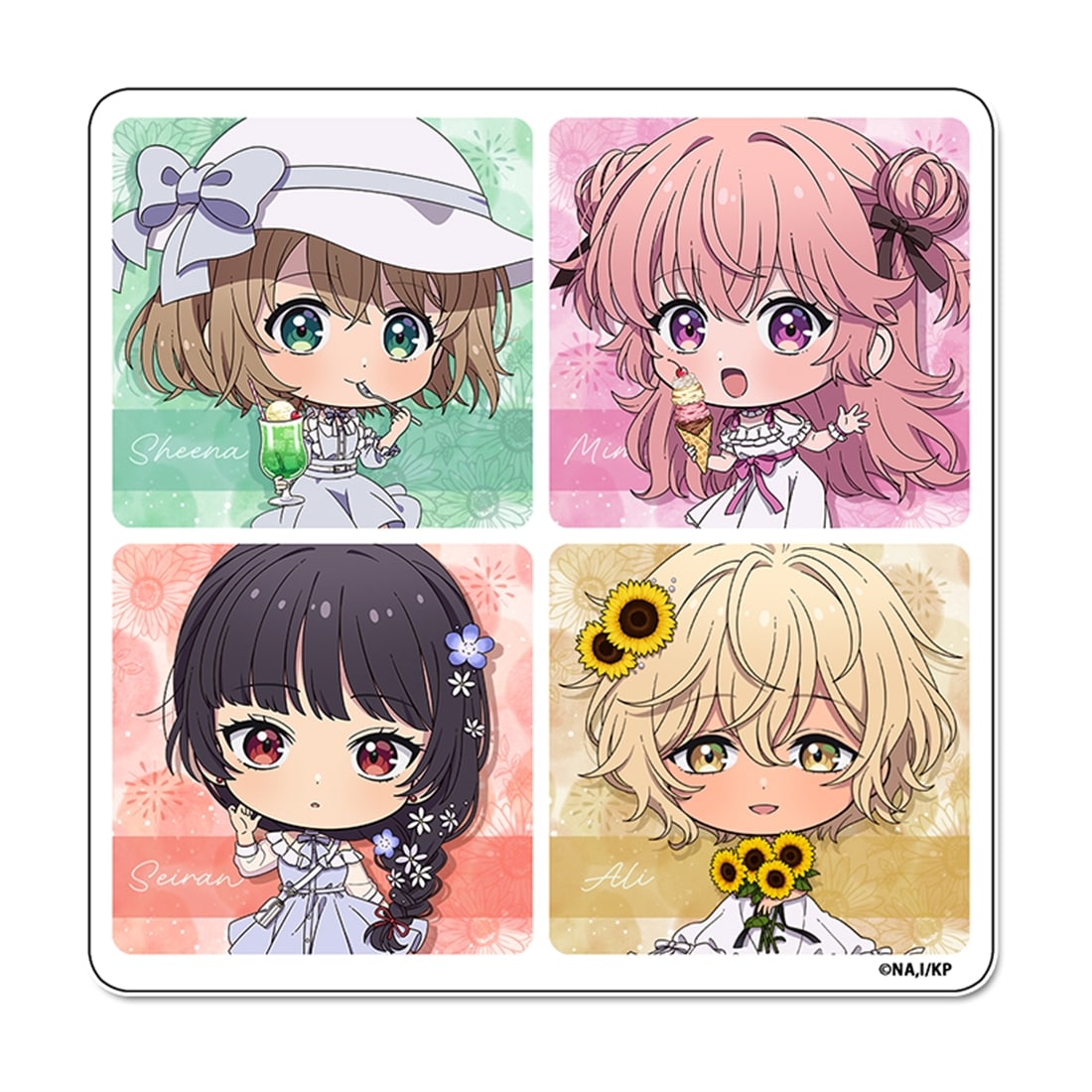 きみが死ぬまで恋をしたい ぷちちょこマグネットステッカー Summer vacation