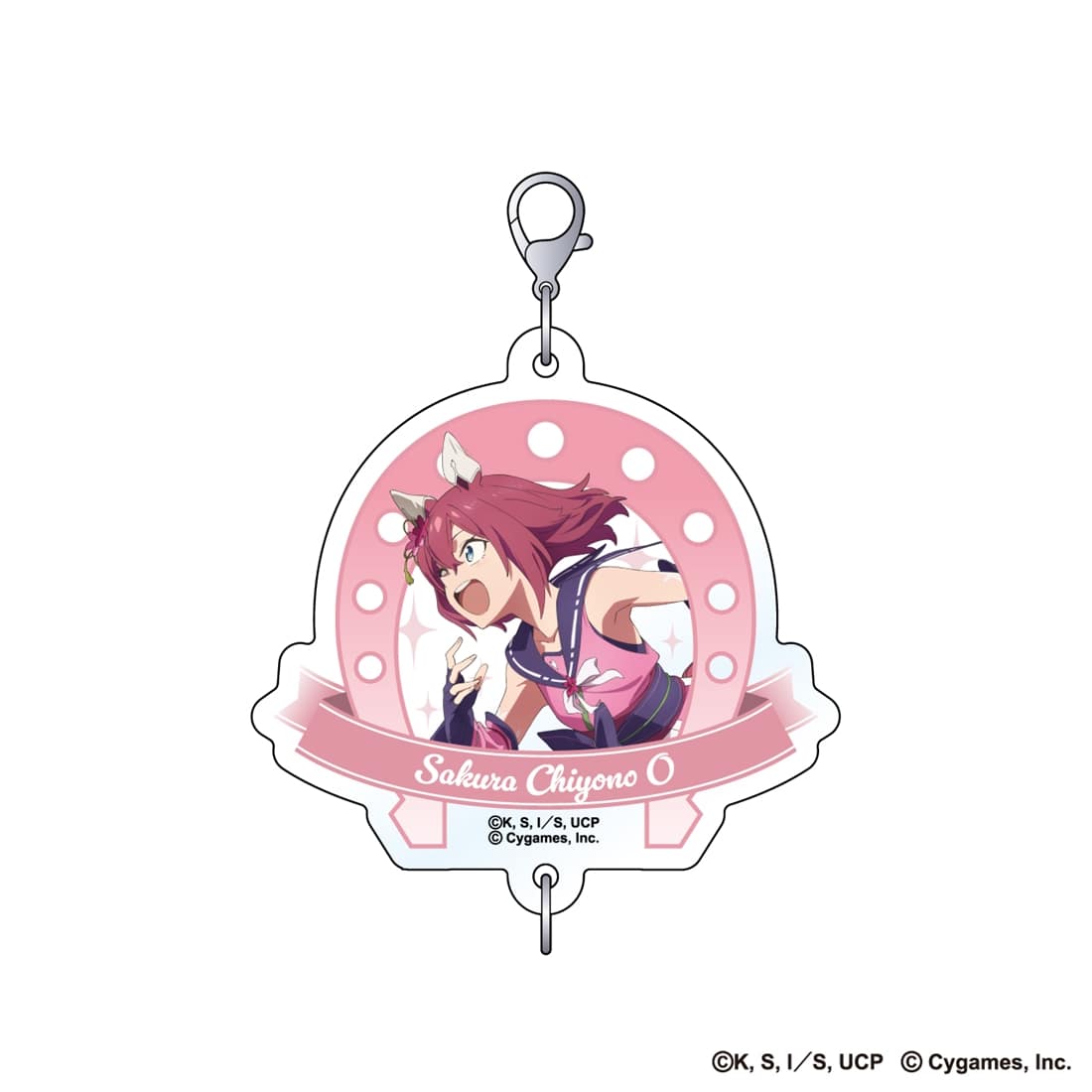 ウマ娘 シンデレラグレイ 繋がるホログラムアクリルキーホルダー サクラチヨノオー