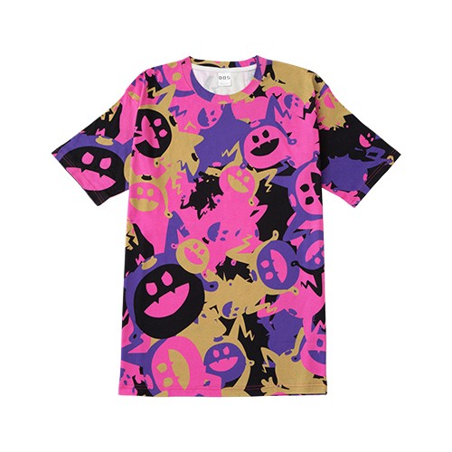 真・女神転生 ジャックフロスト迷彩Tシャツ　Pink Pink