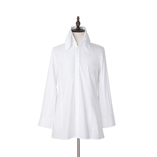 ナポレオンカラーシャツ_ジャケット_Whiteメンズ メンズ