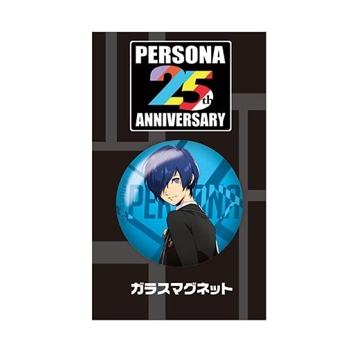ペルソナ 25周年/P3M主人公 ガラスマグネット P3M主人公