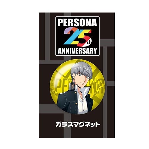 ペルソナ 25周年/P4主人公 ガラスマグネット P4主人公