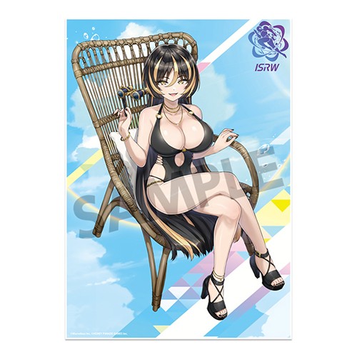 『ドルフィンウェーブ』ビジュアルアクリルプレート アマデア・ウォルファ (水着) アマデア・ウォルファ (水着)