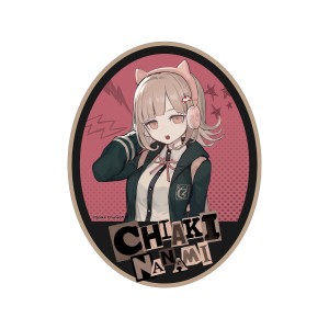 ダンガンロンパシリーズ lackさんイラスト 七海 千秋 ヘッドフォンver. ダイカットステッカー 七海 千秋