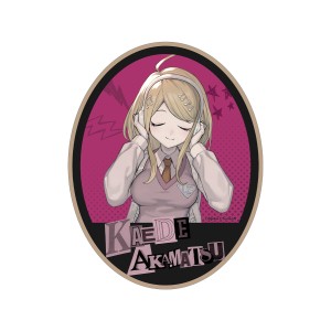 ダンガンロンパシリーズ lackさんイラスト 赤松 楓 ヘッドフォンver. ダイカットステッカー 赤松 楓