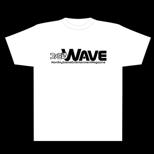 ファミ通WAVE Tシャツ:logoホワイト/Sサイズ ホワイト/Sサイズ