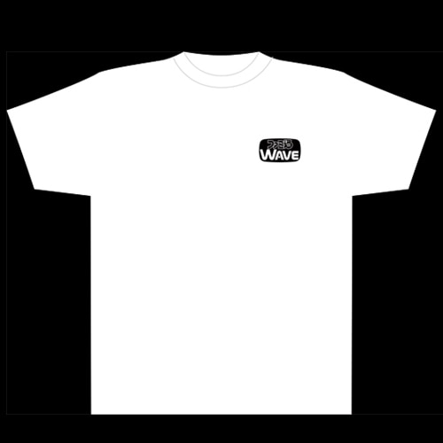 ファミ通WAVE Tシャツ:logo backホワイト/Lサイズ ホワイト/Lサイズ