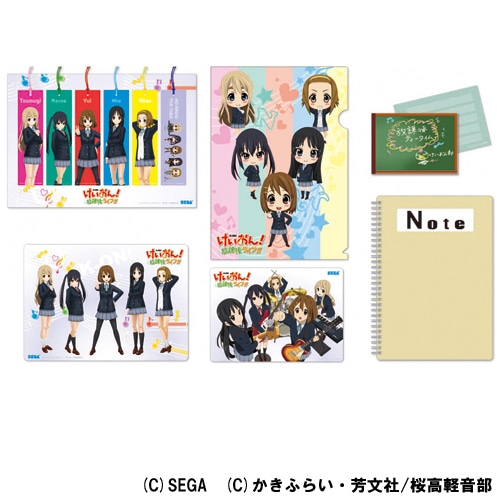 ステーショナリーセット 「けいおん!　放課後ライブ!!」 Ver