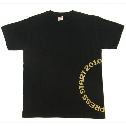 PRESS START　2010　Tシャツ（黒）SSサイズ （黒）SSサイズ