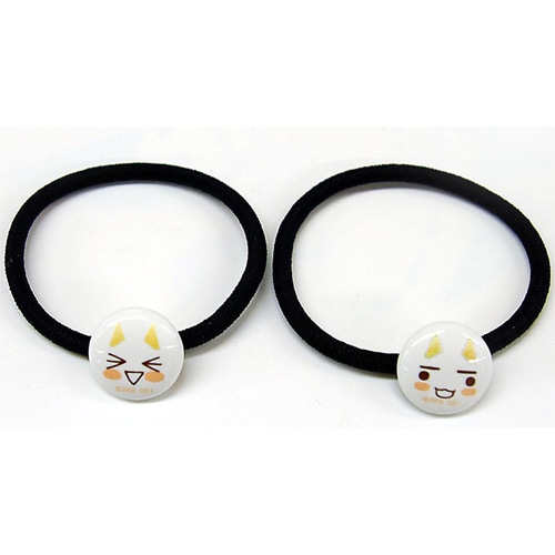【どこでもいっしょ】トロ陶器ヘアゴム2個セット