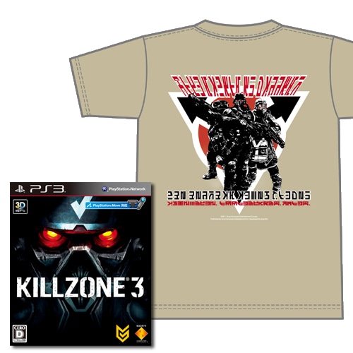 『KILLZONE 3』ソフト + ヘルガスト プロパガンダTシャツ(サンドカーキ)Mサイズ ソフト+Tシャツ（サンドカーキ）Mサイズ