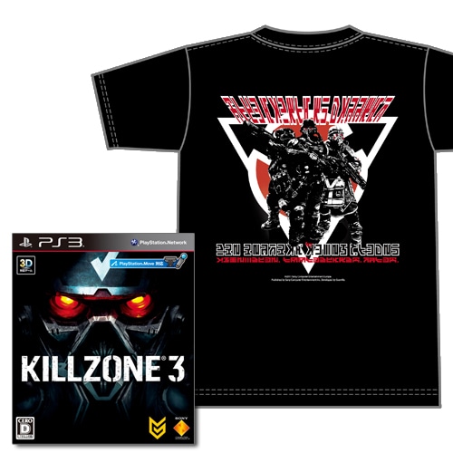 『KILLZONE 3』ソフト + ヘルガスト プロパガンダTシャツ(ブラック)Mサイズ ソフト+Tシャツ（ブラック）Mサイズ