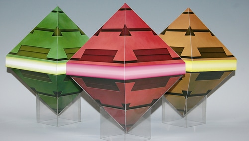 全国ファン感謝祭2011 アイテムボックス風 ペーパークラフト(3色セット)