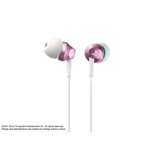 ステレオイヤホンピンク ピンク