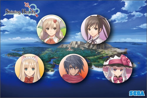 「シャイニング・ハーツ」缶バッジ(アミルセット) アミルセット