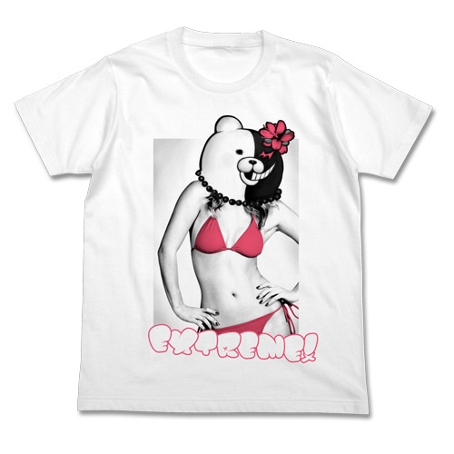 スーパーダンガンロンパ2 モノクマエクストリームTシャツWHITE Lサイズ WHITE Lサイズ