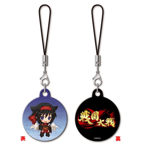 戦国大戦　ぷちキャラストラップ(ぷちさとみ) ぷちさとみ